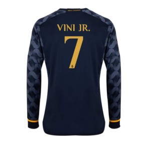 Real Madrid Vinicius Junior #7 Replica Away Stadium Shirt 2023-24 Long Sleeve